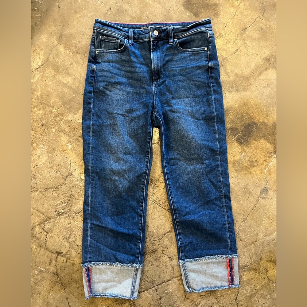 Chico’s cuffed ankle jeans